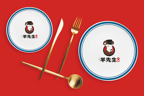 羊先生火鍋店品牌VI設(shè)計案例